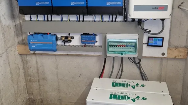Magazyn energii w pomieszczeniu gospodarczym